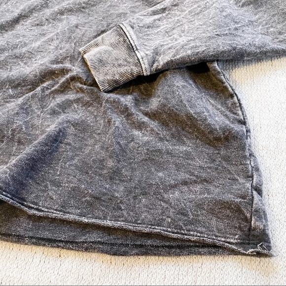 Torrid Black Mineral Wash Midi Hoodie - Size 1X - Picture 7 of 12